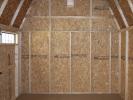 10x14 Madison Series Dutch Barn Storage Shed Interior